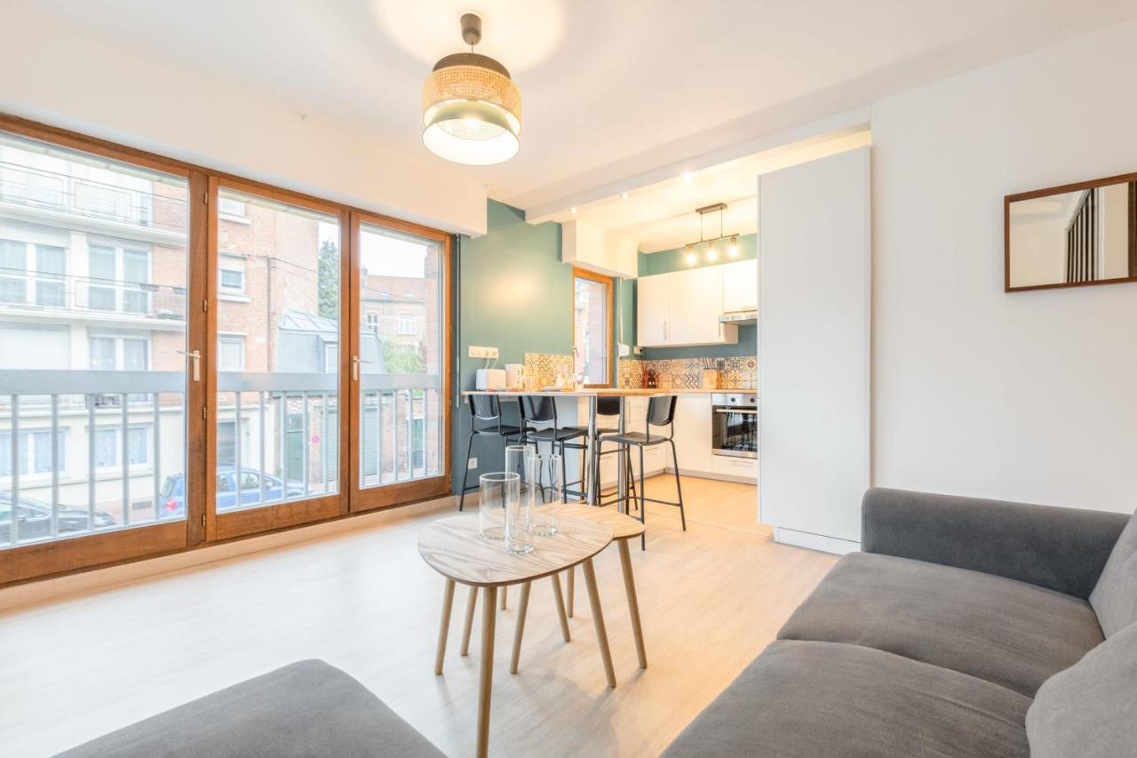 Lille Cormontaigne - Beautiful Apartment Bright And Equipped Parking ! Luaran gambar
